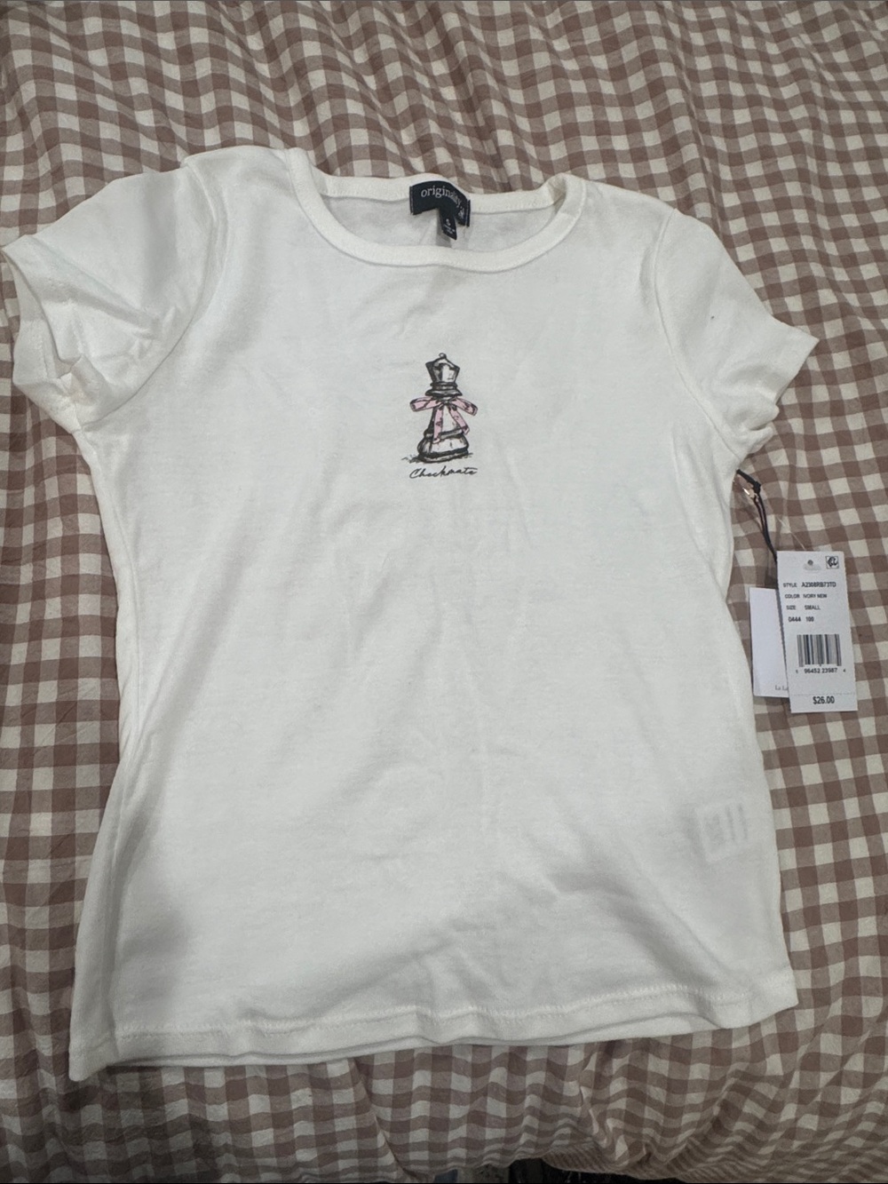 Originals Girls' White Short-Sleeve Graphic Tee